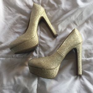 Glitter heels