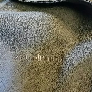 Brown columbia zip up fleece M