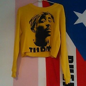 forever21 tupac crop top