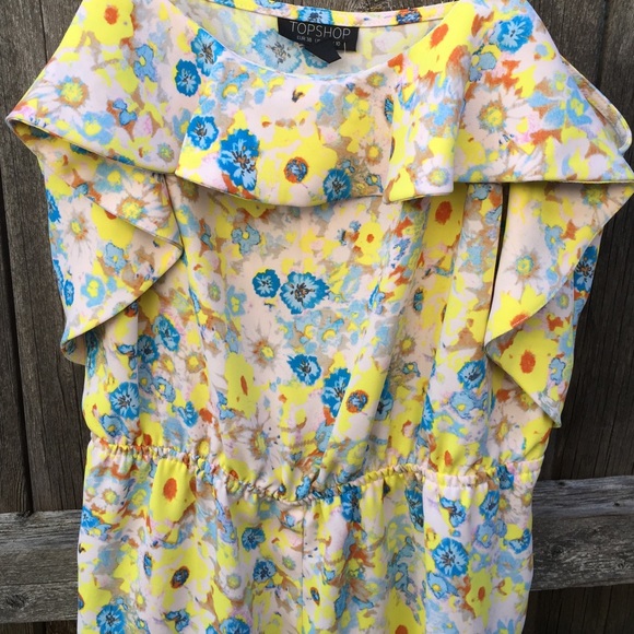 Topshop floral romper - Picture 2 of 4