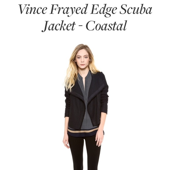 Vince. Asymmetric Zip Up