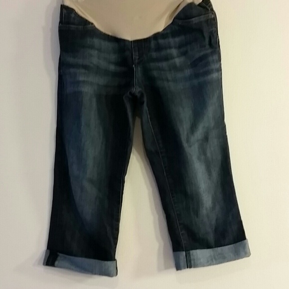 Maternity mavi cropped denim