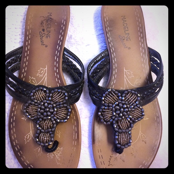 Madeline Stuart Shoes - Beaded sandals
