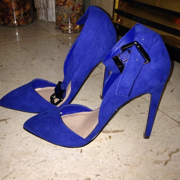 ASOS blue heels