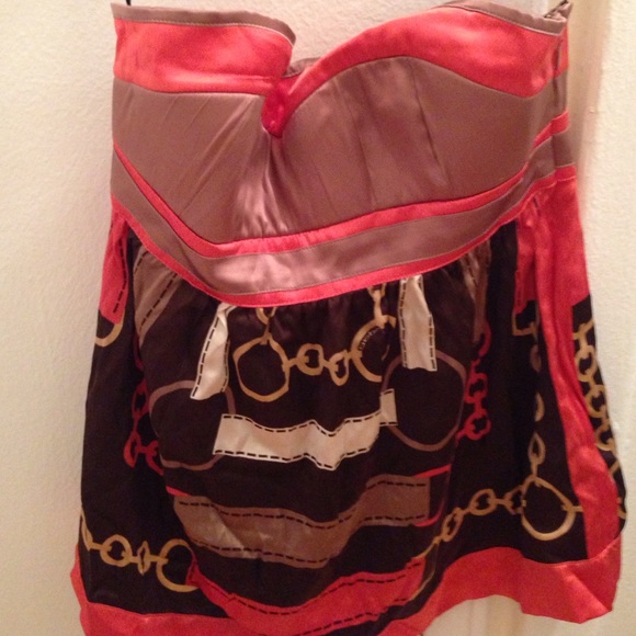 Bebe strapless top