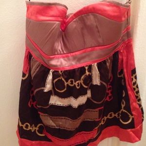 Bebe strapless top