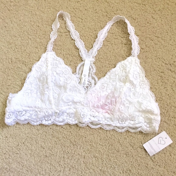 White Lace Bralette 💗