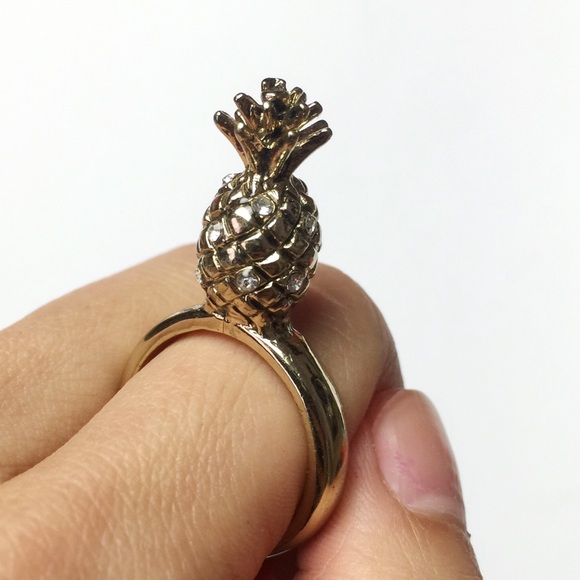 Gold Pineapple Ring