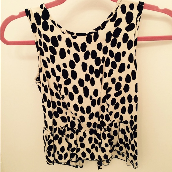 H&M peplum shirt