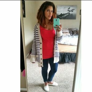 J.Crew Chunky Cable Knit Cardigan Sweater