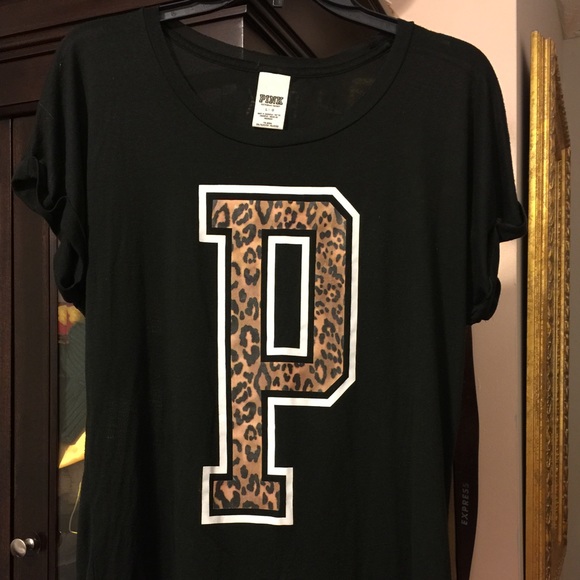 PINK VICTORIA SECRET Leopard P Tee
