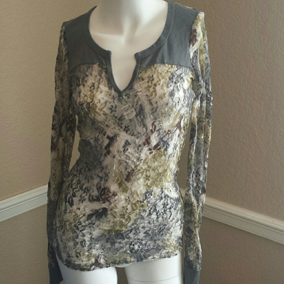 Sheer lace top