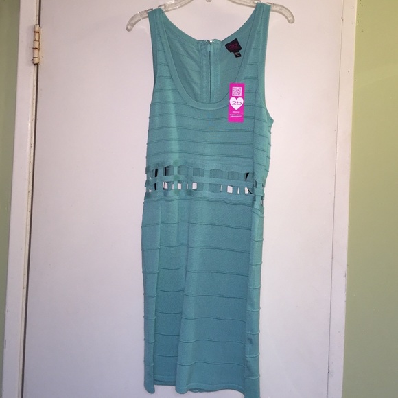 Jenna Waist Cut Out Swtr Dress