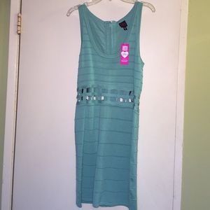 Jenna Waist Cut Out Swtr Dress
