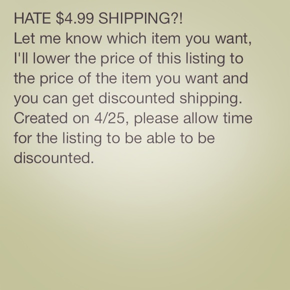DISCOUNTED SHIPPING