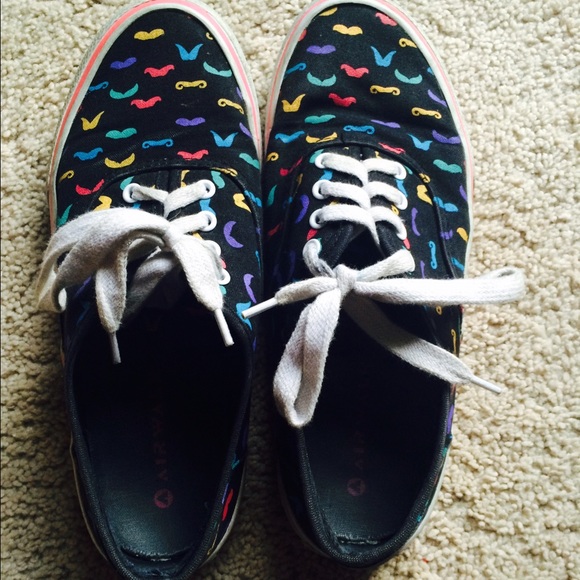 Mustache shoes