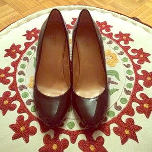 J. Crew patent leather wedges