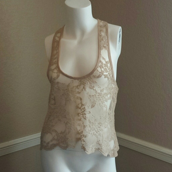 Sheer lace top - Picture 2 of 2
