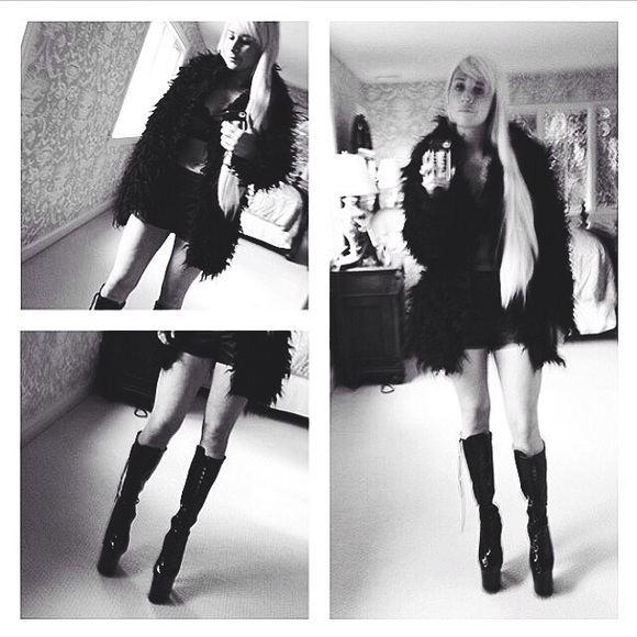 Vintage Lipservice shag jacket