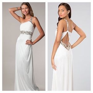 Long White Prom Dress