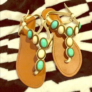 bohemian sandals 🌺🌴