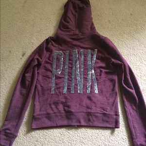 Victoria's Secret Pink zip up hoodie !