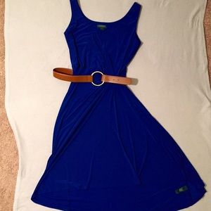 LAUREN Ralph Lauren cobalt slight hi to low dress