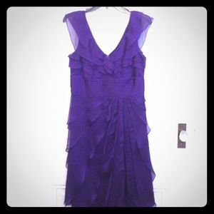 Purple Adrianna Papell Dress