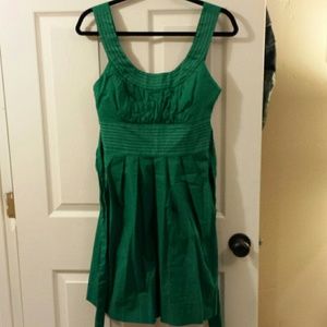 Green Cotton Dress-M