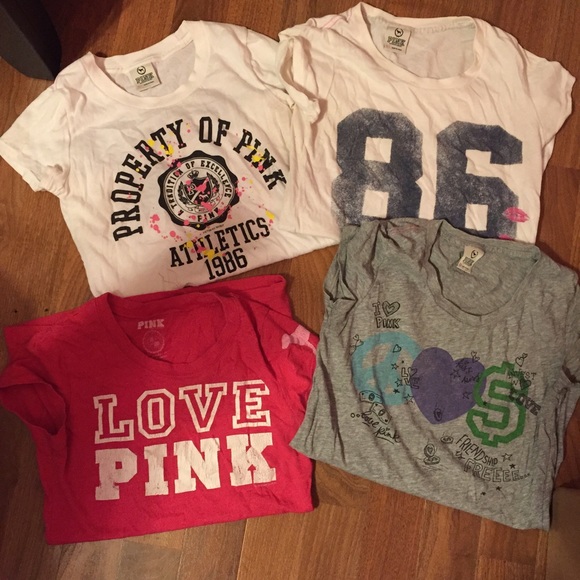 VS PINK shirts