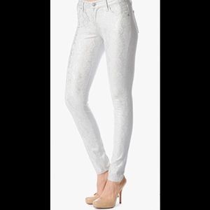 7 For All Mankind The Skinny Jacquard Snake Jean