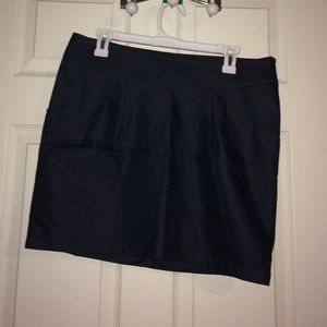 Navy blue pencil skirt