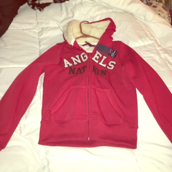 zip up hoodie.