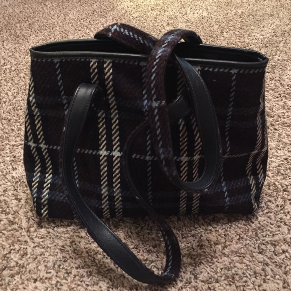 Burberry plaid purse
