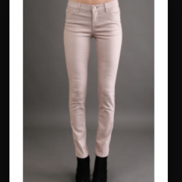 Dittos Dawn Pearl Grey Coated Denim