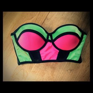 Neon Rave/Bra Top