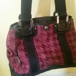 Burgundy handbag by Franco Sarto
