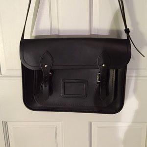 Dark brown Cambridge Satchel 13"