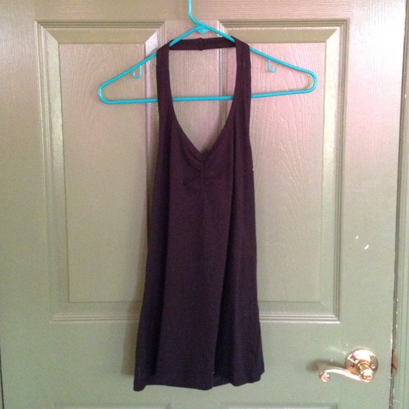 Black halter top