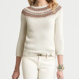 Banana Republic Fair Isle sweater, size S