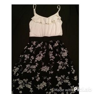 Wet seal floral black dress