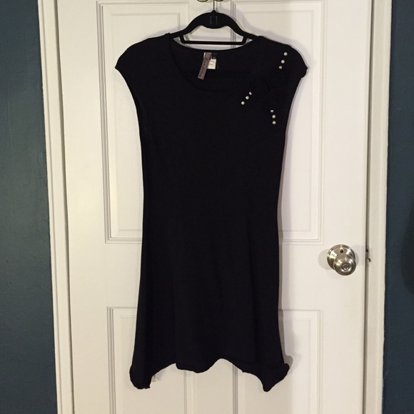 Black sweater dress - Picture 1 of 3