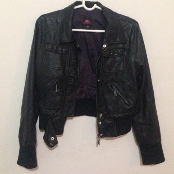 2B BeBe Faux Leather Jacket