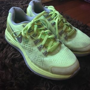 Nike Yellow Lunarglide 4 Running shoes