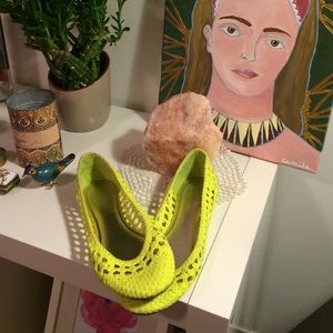XAppeal Neon Crochet-Like Flats