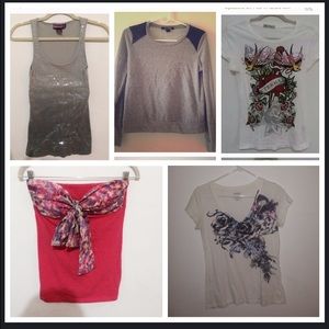 😍Express - Ed Hardy - F21😍 bundle of tops
