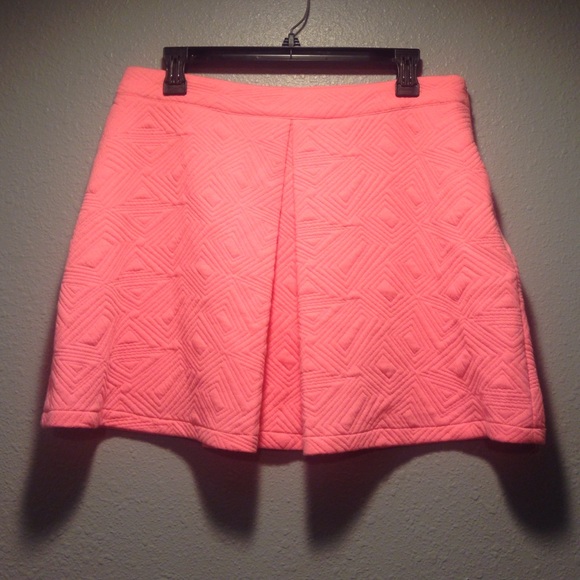 Nasty Gal Neon Pink Skirt