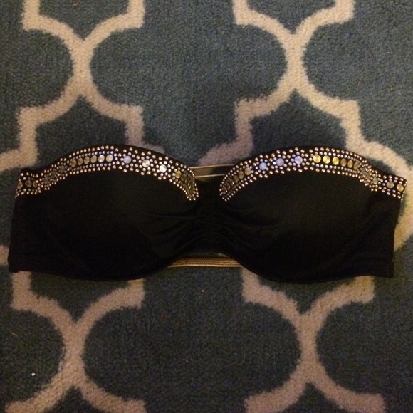 HTF gold sequined vs bathing suit top