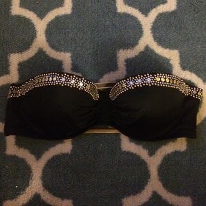 HTF gold sequined vs bathing suit top