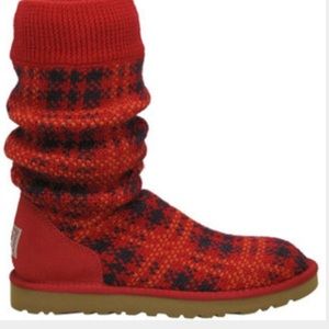 AUTHENTIC UGGS NAVY BLUE AND RED! NWOT